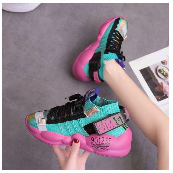 Basso Colourful Chunky Sneakers - Picture 1 of 6